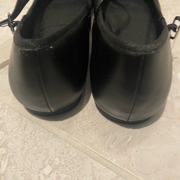 NWOB Peony Madden Girl Size 9 Strapy Black Ballet Flats Manmade - Picture 4 of 6
